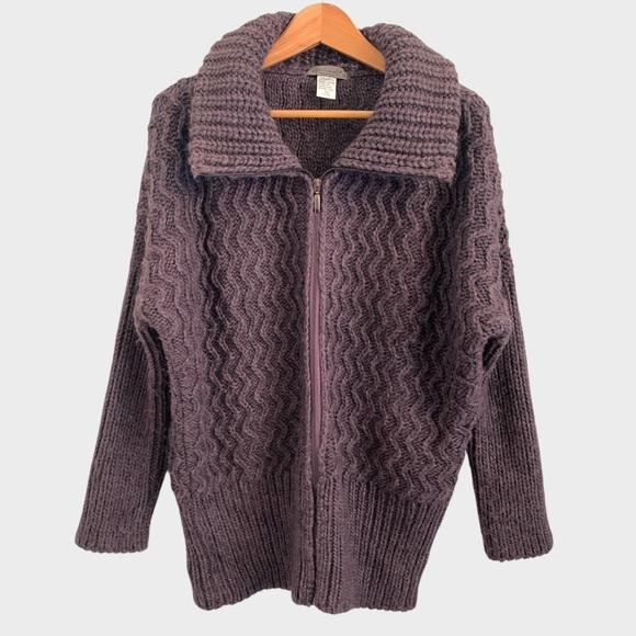 Elsamanda Cable Knit Cardigan Sweater Italy - Picture 1 of 7